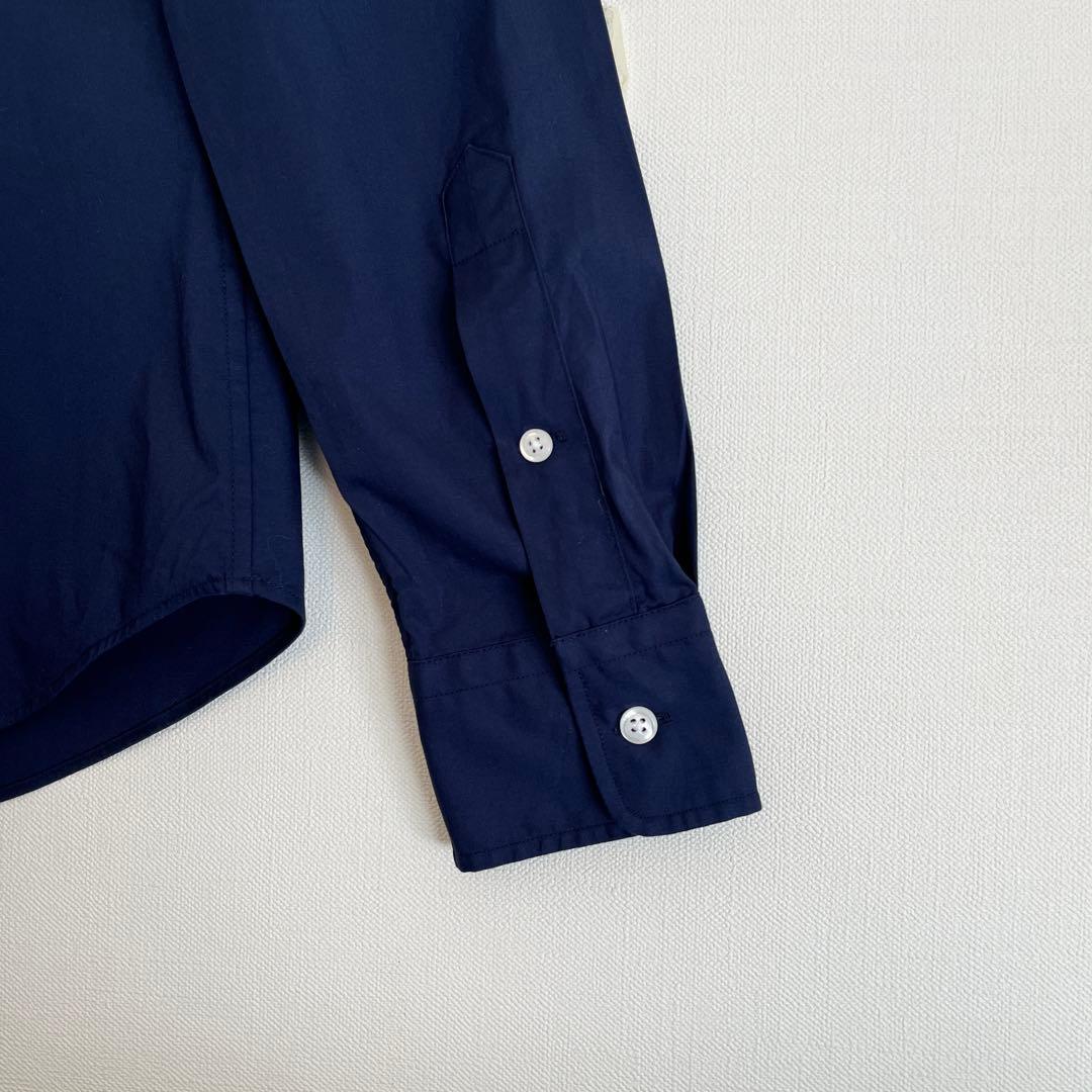 【希少人気★品の良いネイビー★未使用に近い】ラルフローレンドレスシャツ★サイズ6