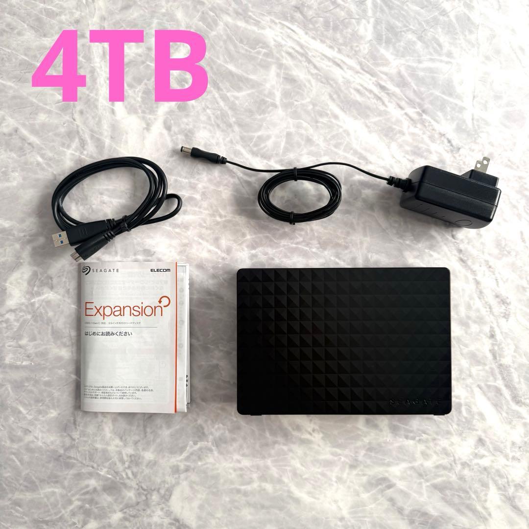 エレコム SEAGATE SGD-MX040UBK 外付け HDD 4TB