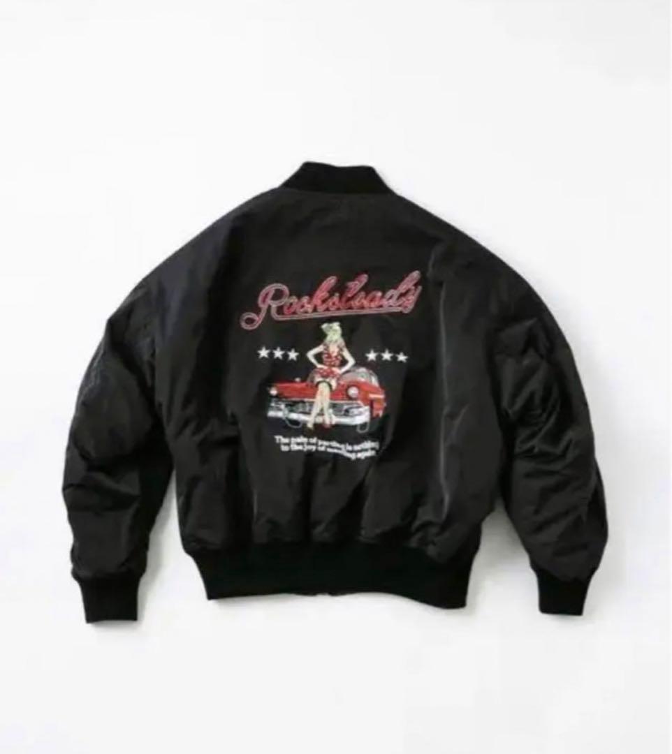 nanouniverse 西川ダウン　秋元梢　豹柄スタジャン