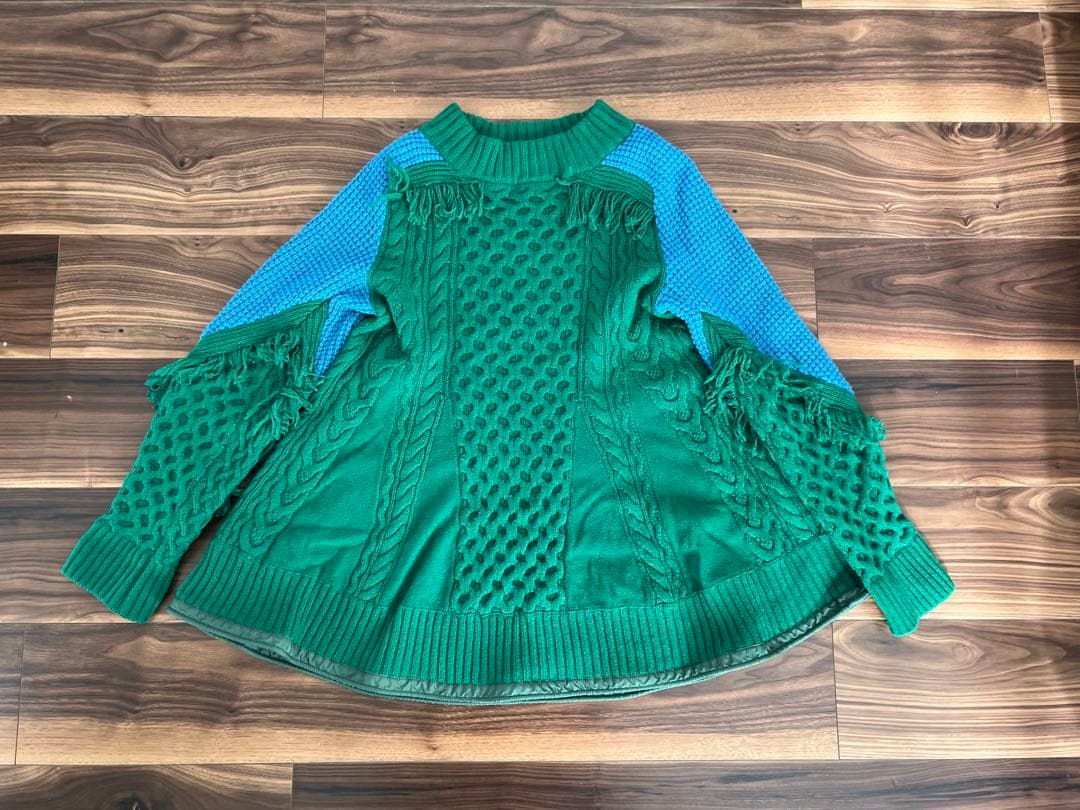 sacai Aライン ケーブルニット size 2