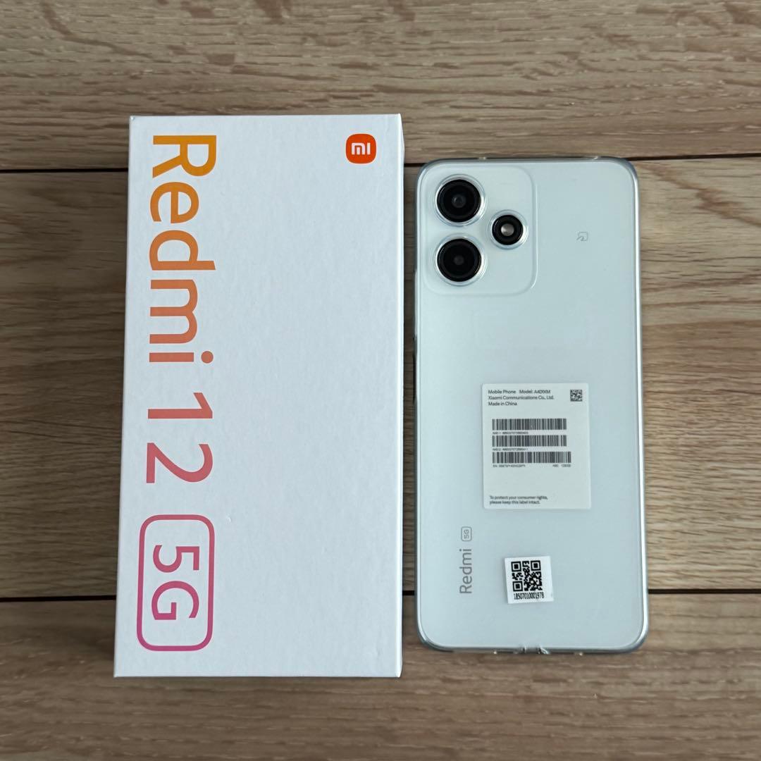 【中古】Redmi 12 5G ムーンライトホワイト｜SIMフリー