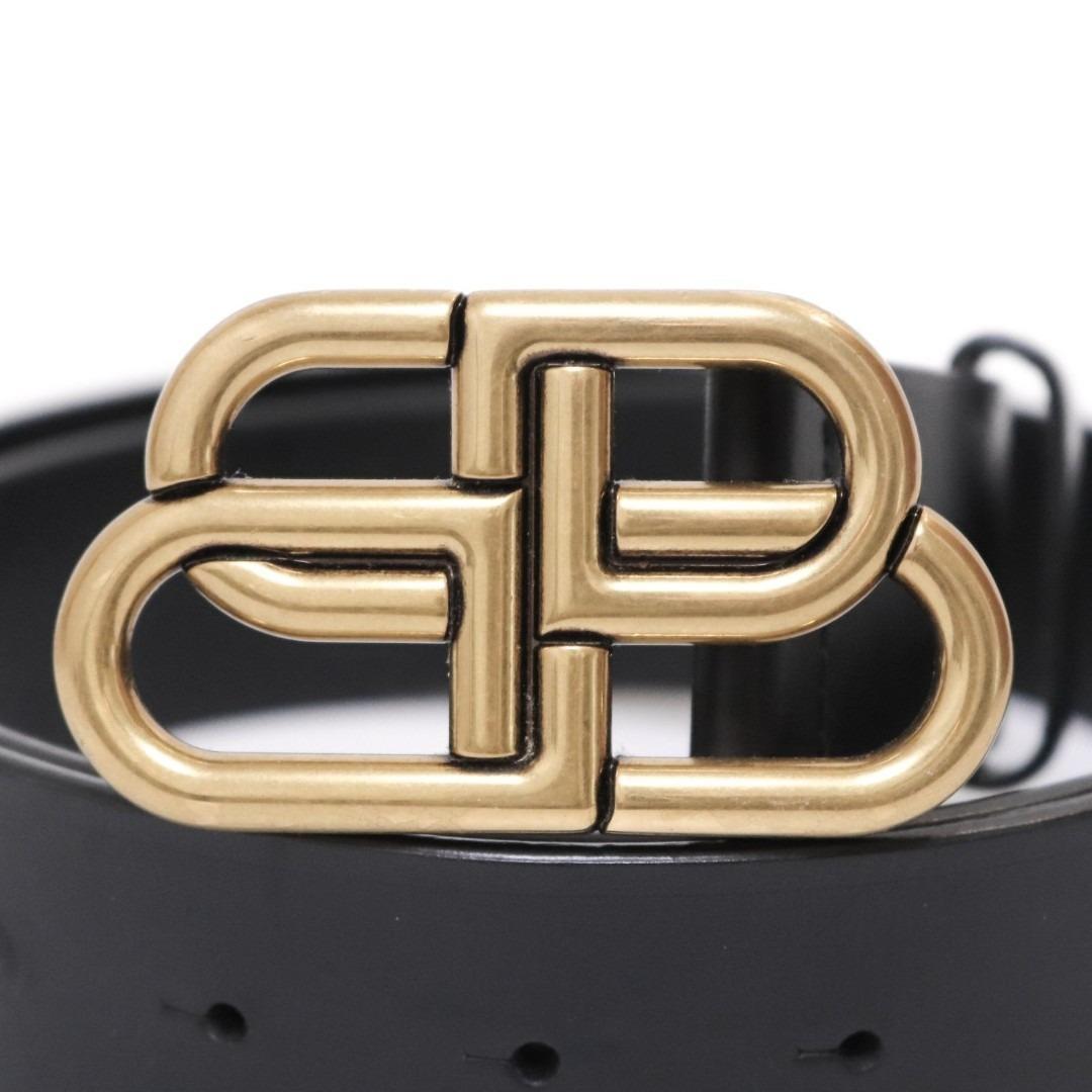 バレンシアガ BALENCIAGA　ベルト　BB　ゴールド　ブラック