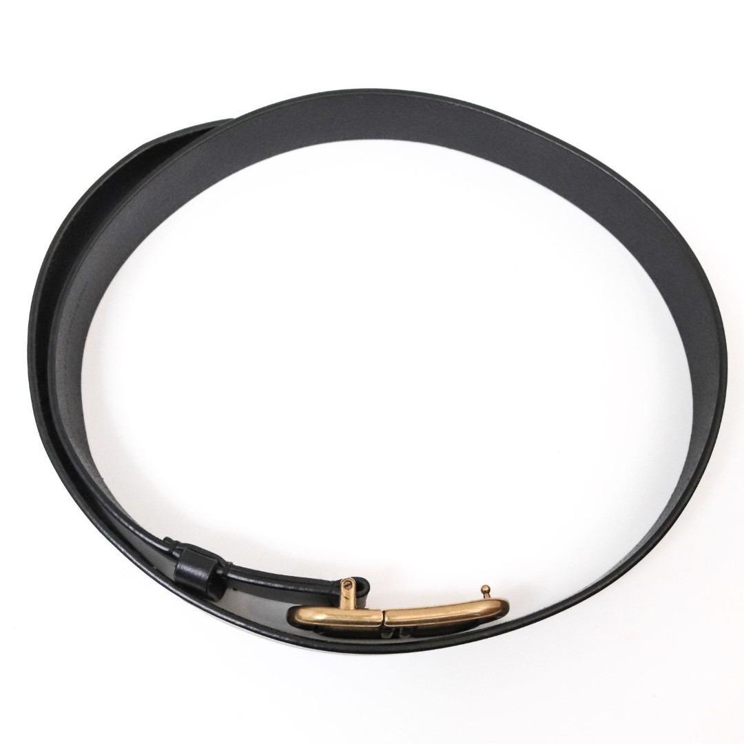 バレンシアガ BALENCIAGA　ベルト　BB　ゴールド　ブラック