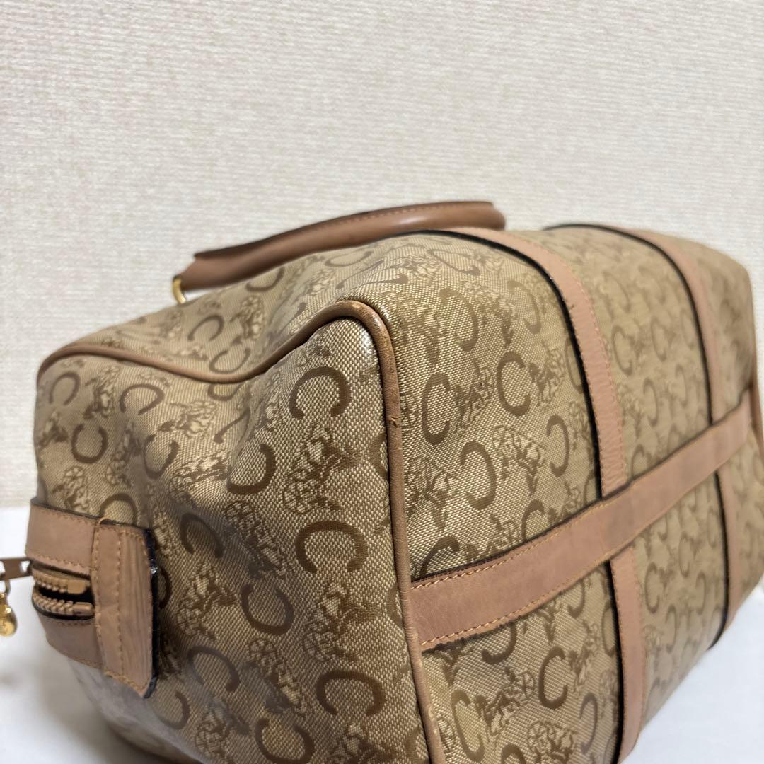 ✨希少✨　CELINE　セリーヌ　ボストンバッグ　Cマカダム　キャンバス　レザー