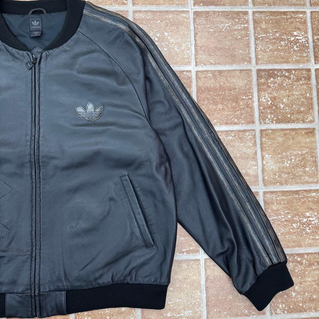 イ*エ様 80s 万国旗タグ adidas ATP レザージャケット XL パイ