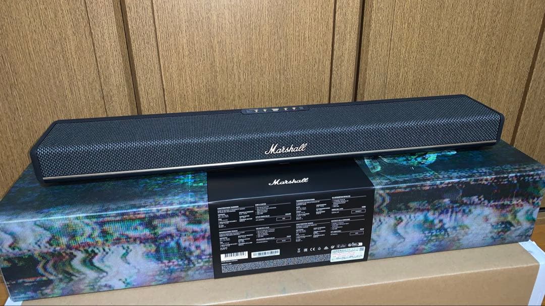 Marshall Heston 60 サウンドバー ブラック 箱付属品完備 美品