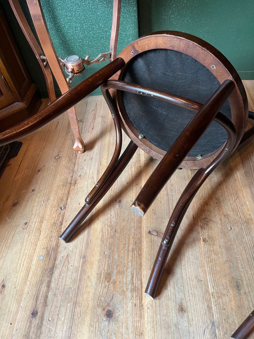 ベントウッドチェア 椅子 セット 昭和レトロ アンティーク 曲木 ビンテージ