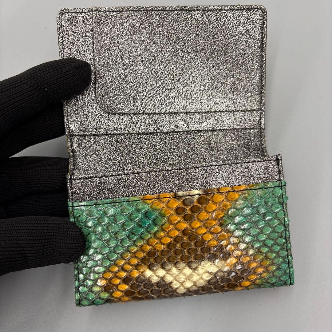 パイソン名刺入れとパイソン財布セット