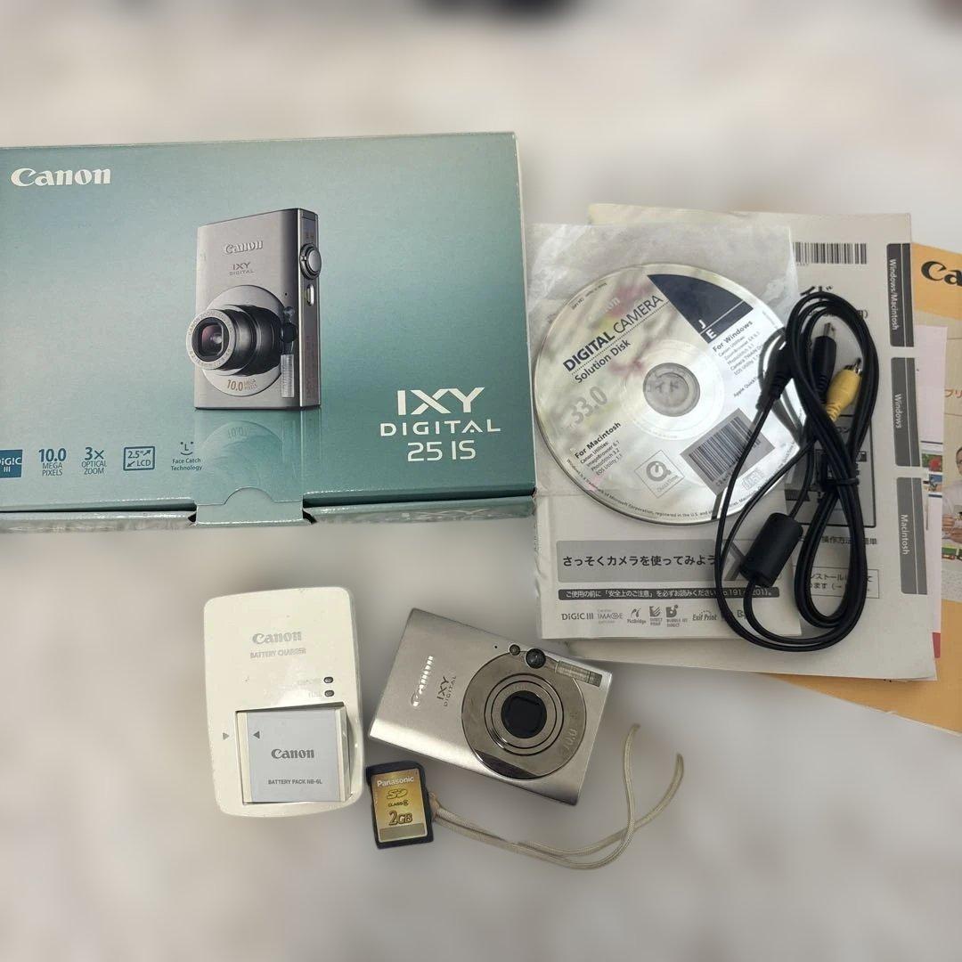 Canon IXY DIGITAL 25 IS シルバー