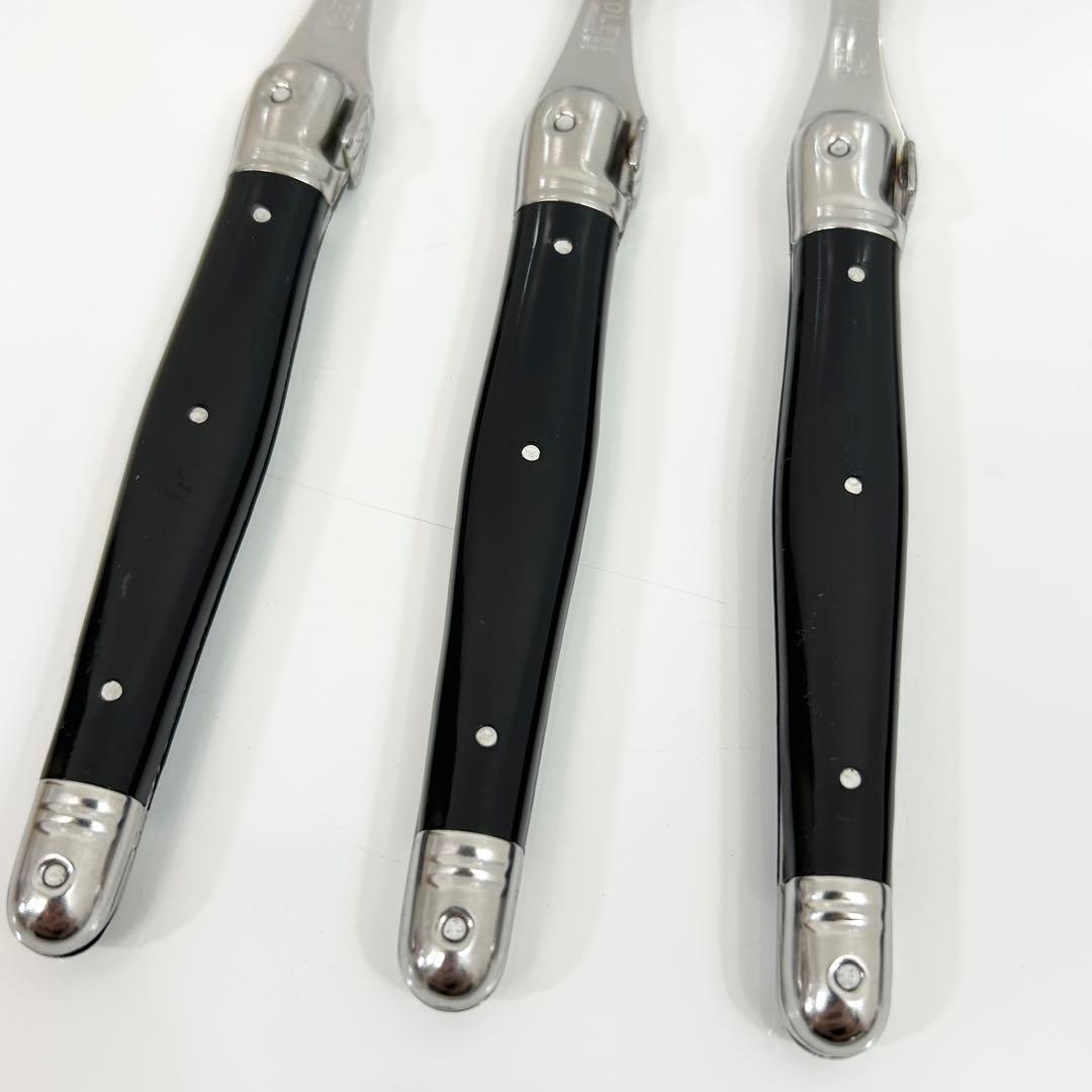 LAGUIOLE ラギオール ライヨール カトラリーセット ブラック 9本