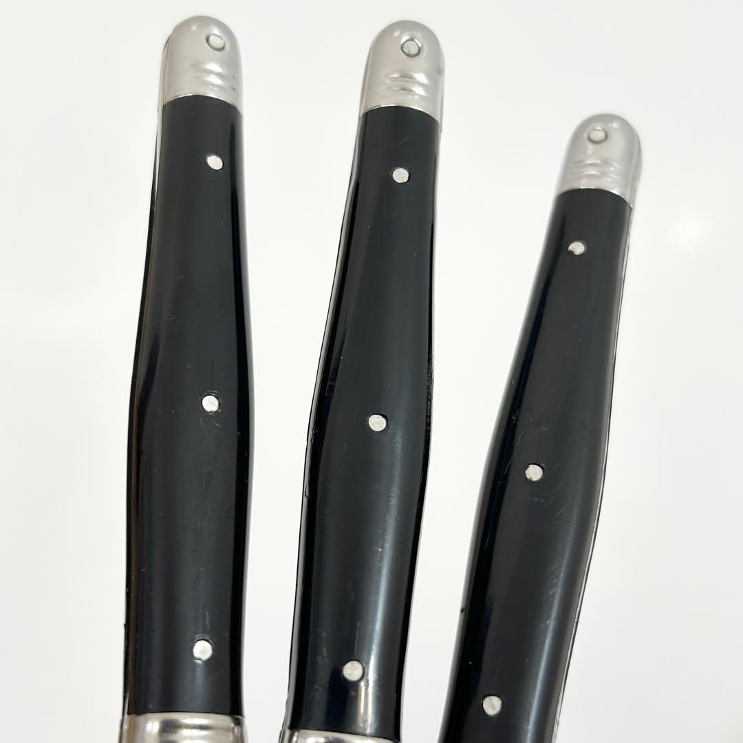 LAGUIOLE ラギオール ライヨール カトラリーセット ブラック 9本