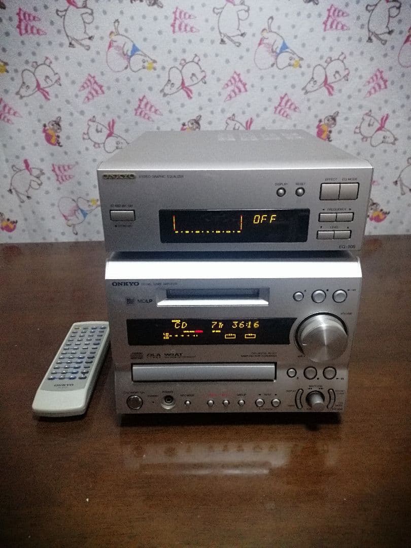 ONKYO FR-X9A とONKYO EQ-205ジャンクです