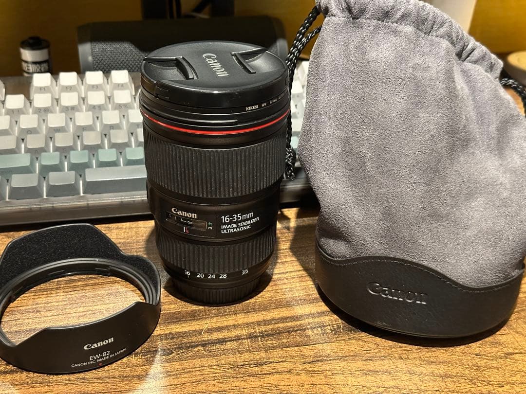 【美品】Canon広角ズームレンズ EF 16-35mm F4L IS USM