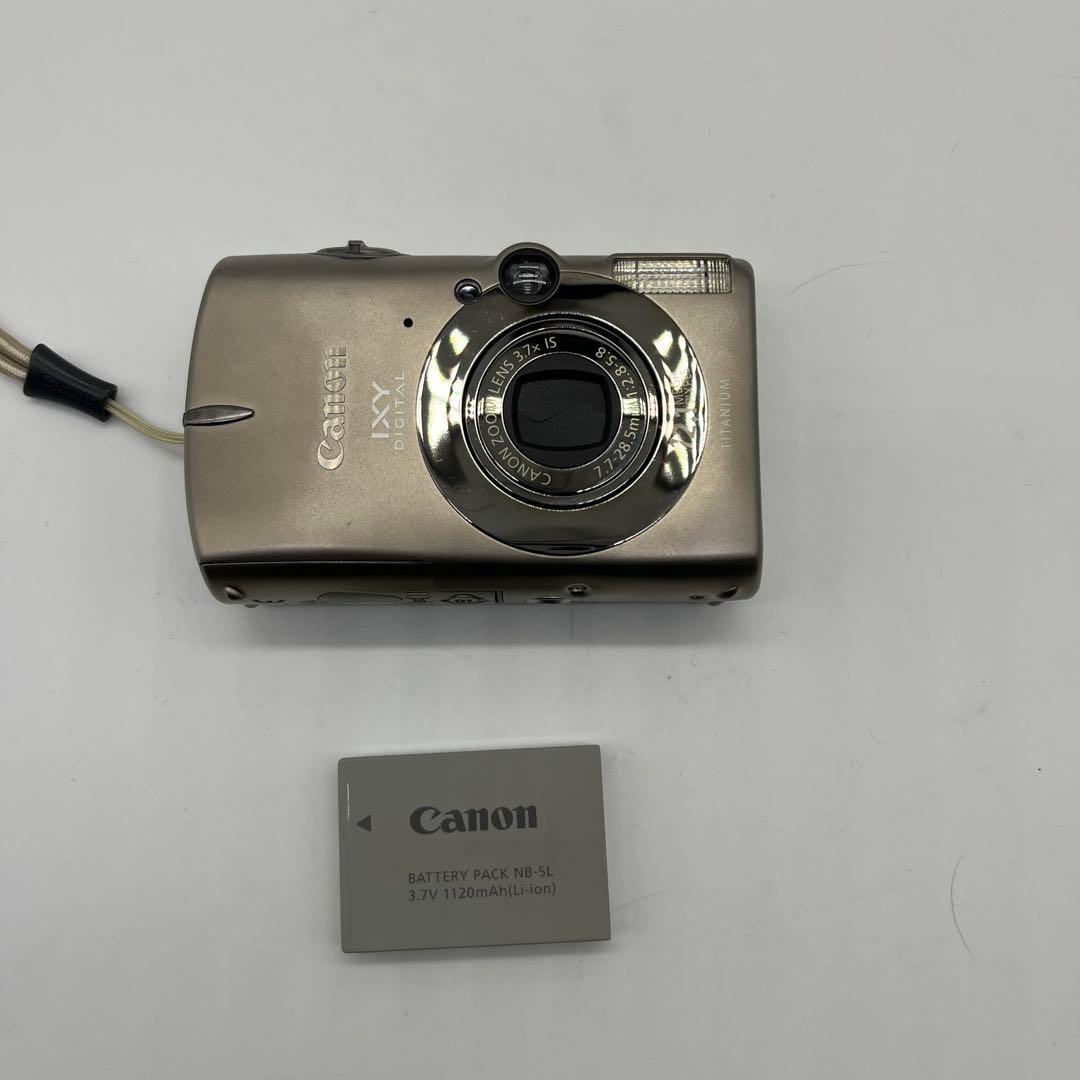 キャノン　イクシー　canon ixy 2000is チタン　シルバー