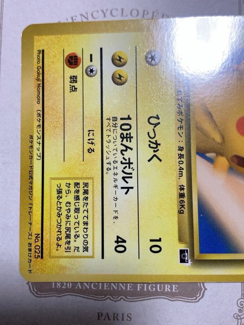 ポケモンカード ピカチュウ　プロモ　ポケモンスナップ　旧裏