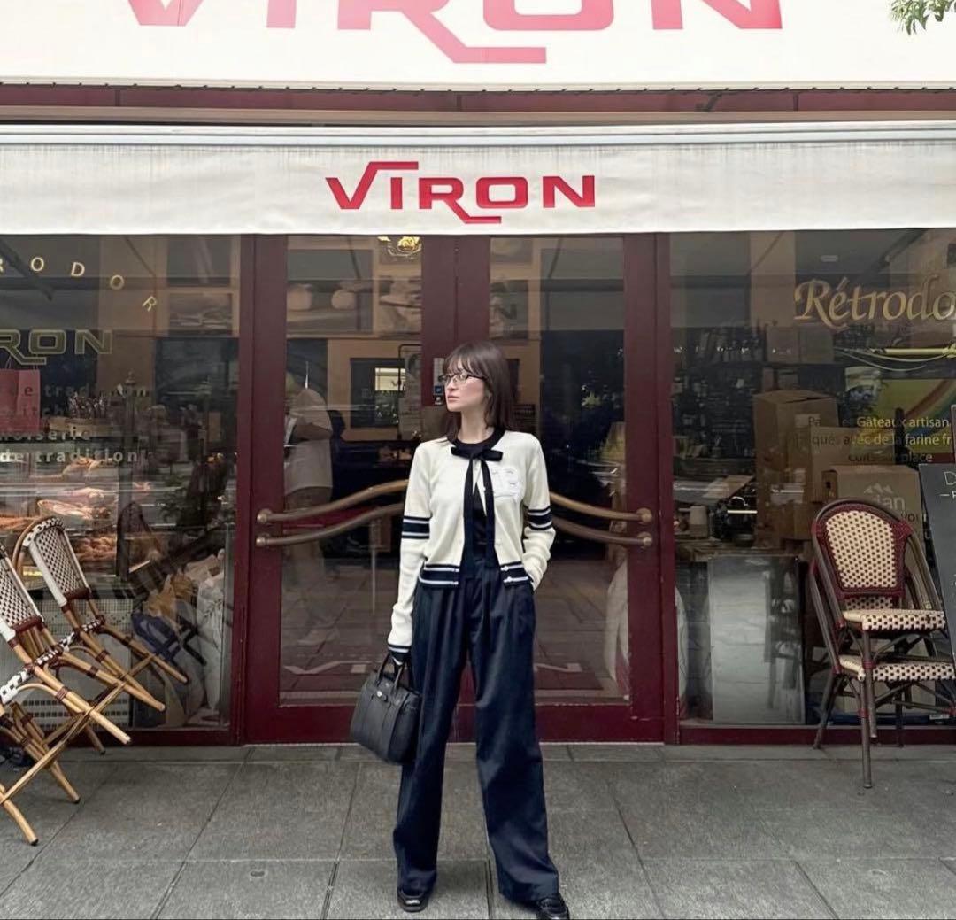 【正規品】bibiy B. CLUB TIE CARDIGAN ホワイト　限定色