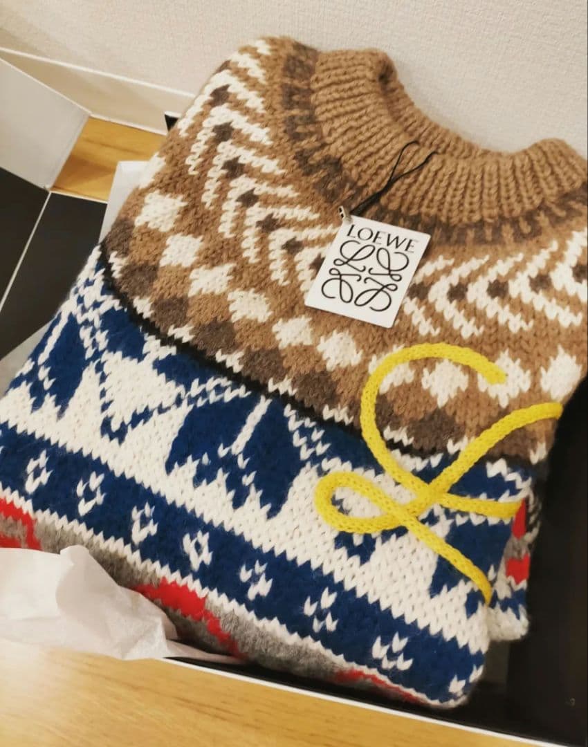 LOEWE ロエベ アルパカ ジャガードセーター