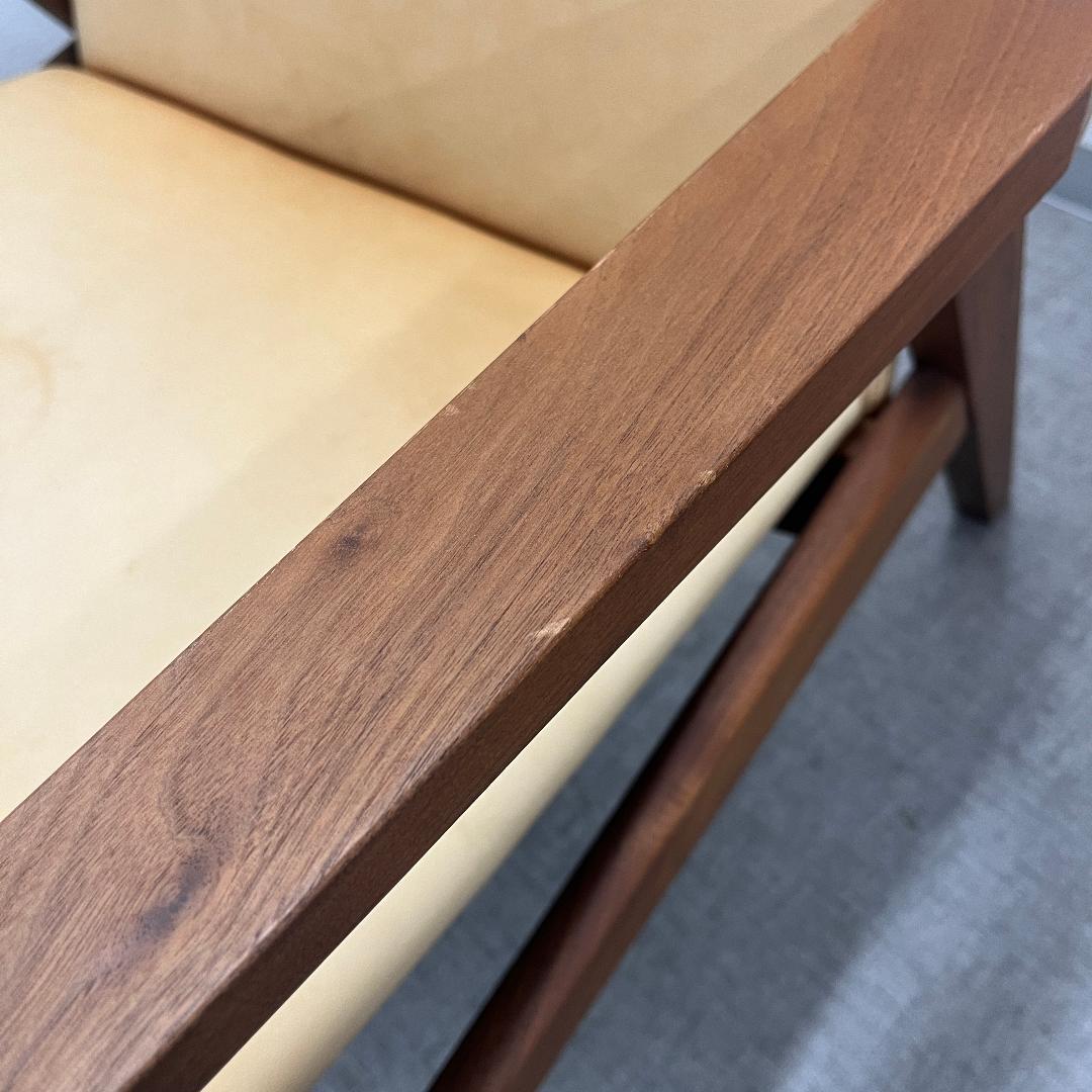 karf カーフ Ann アン ラウンジチェア 本革 ウォールナット ①