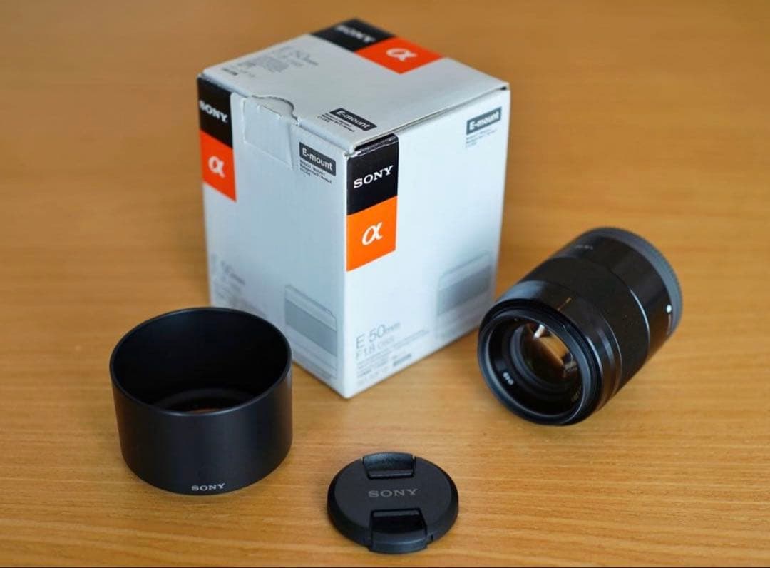 SONY E 50mm F1.8 レンズ