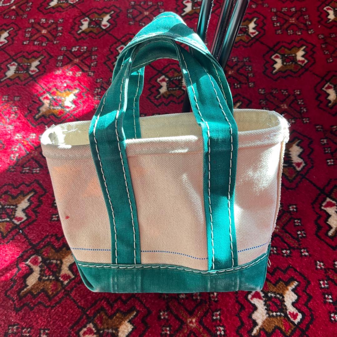 美品 80s エルエルビーン トートバッグ ミニ L.L.Bean ギザタグ