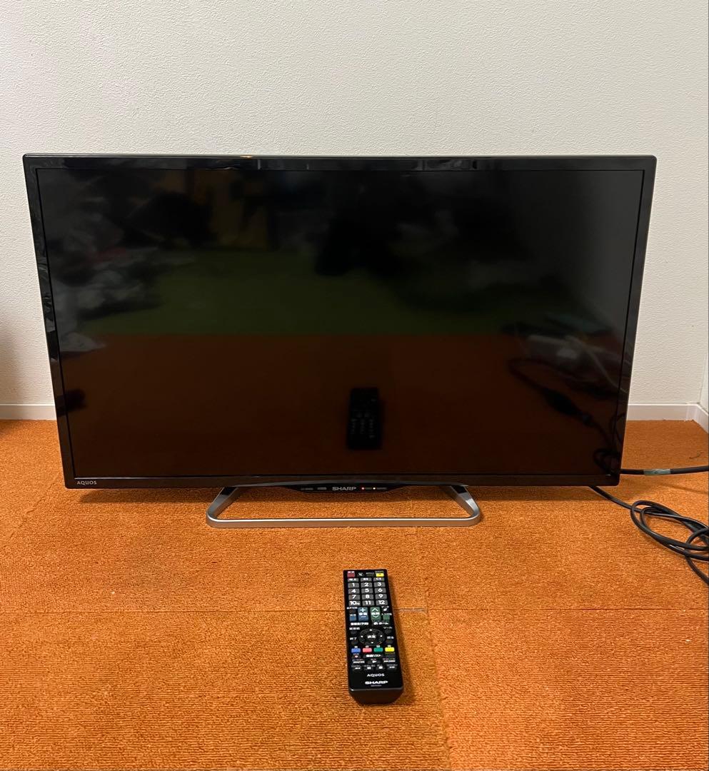 SHARP 液晶テレビ 32V型 YouTube、U-NEXTリモコン付