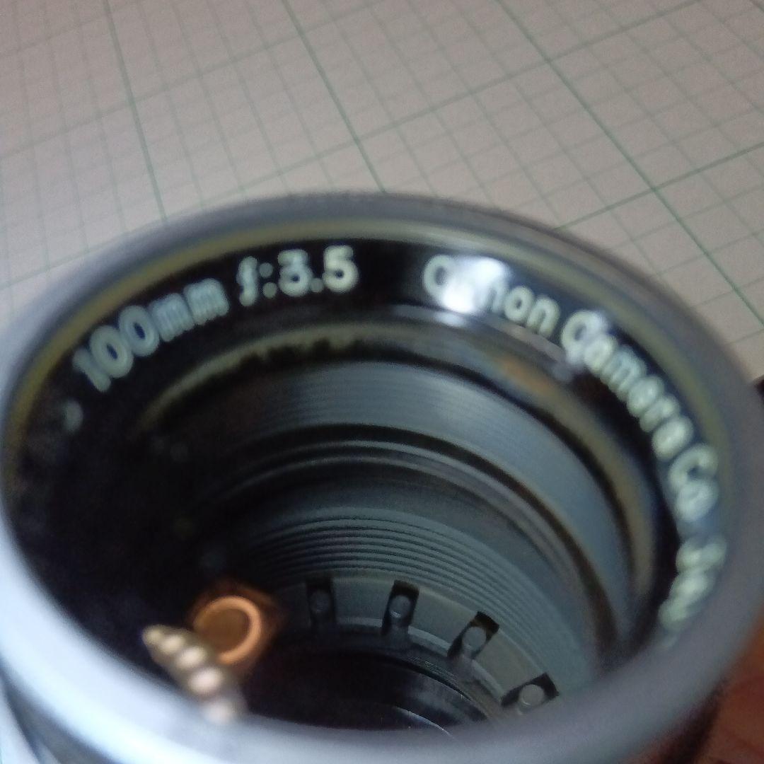 Canon　LENS 100mm f:3.5 テレフォトレンズ　中古品　レトロ