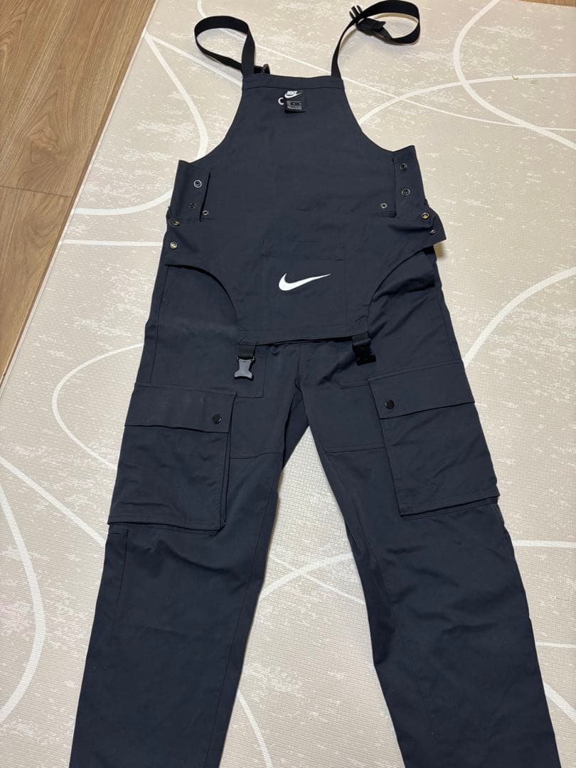 激レア　Nike オーバーオール　スウォッシュ刺繍 黒