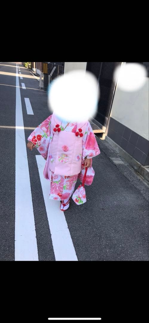 七五三　3歳　女の子　着物セット