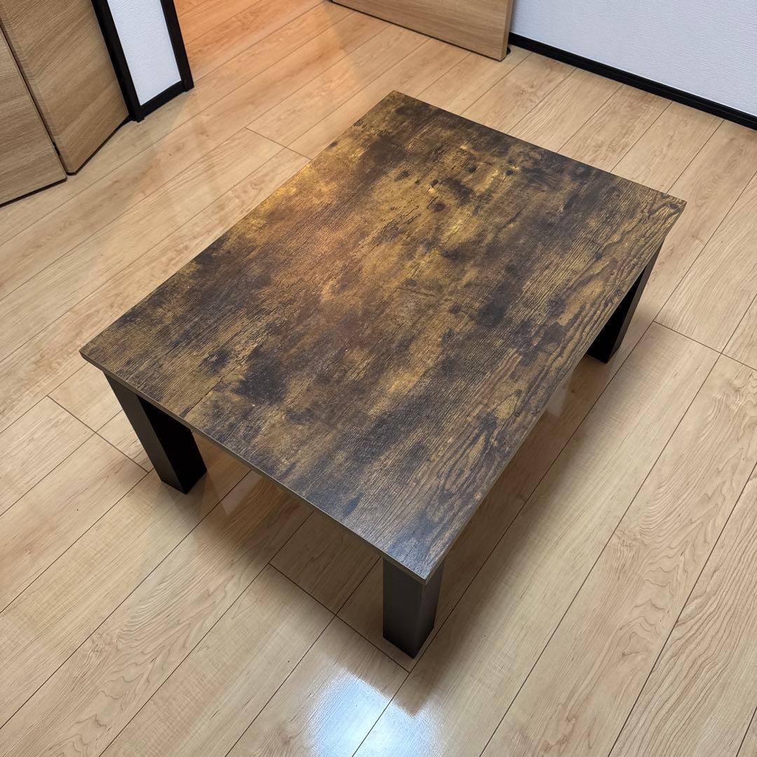 ニトリ　電気こたつ ダークブラウン 木製