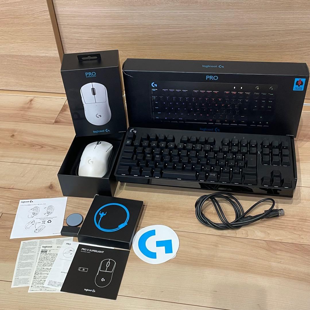 【匿名発送】ロジクール　ゲーミングマウス　ゲーミングキーボード　セット