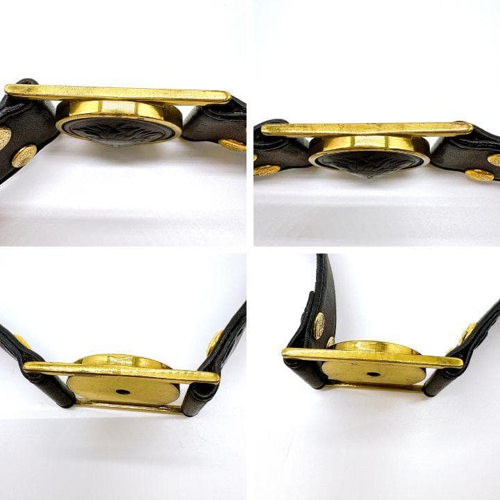 VERSACE ヴェルサーチ メデューサ ゴールド金具ベルト サイズ 65/26