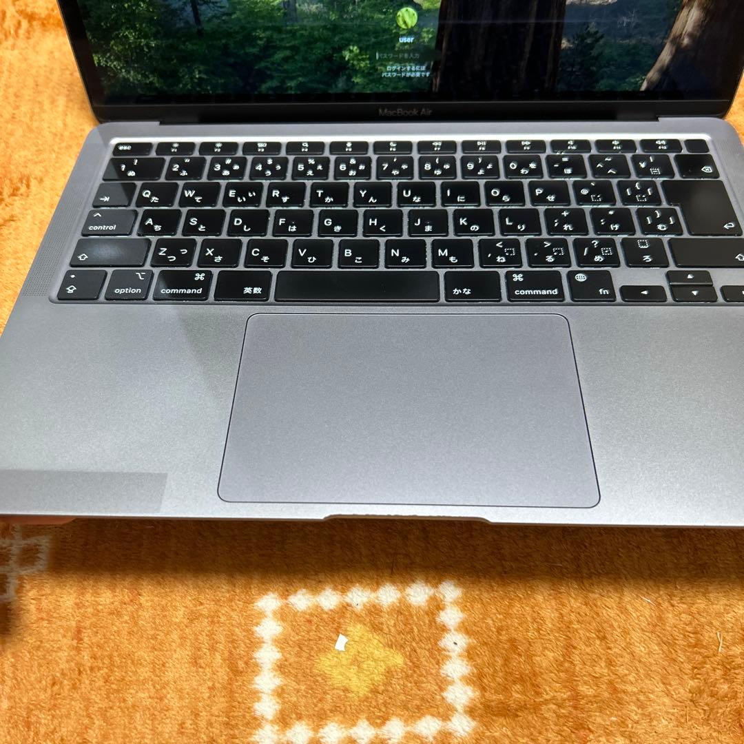 美品MacBook Air 2020 A2337 M1 メモリ16/500GB