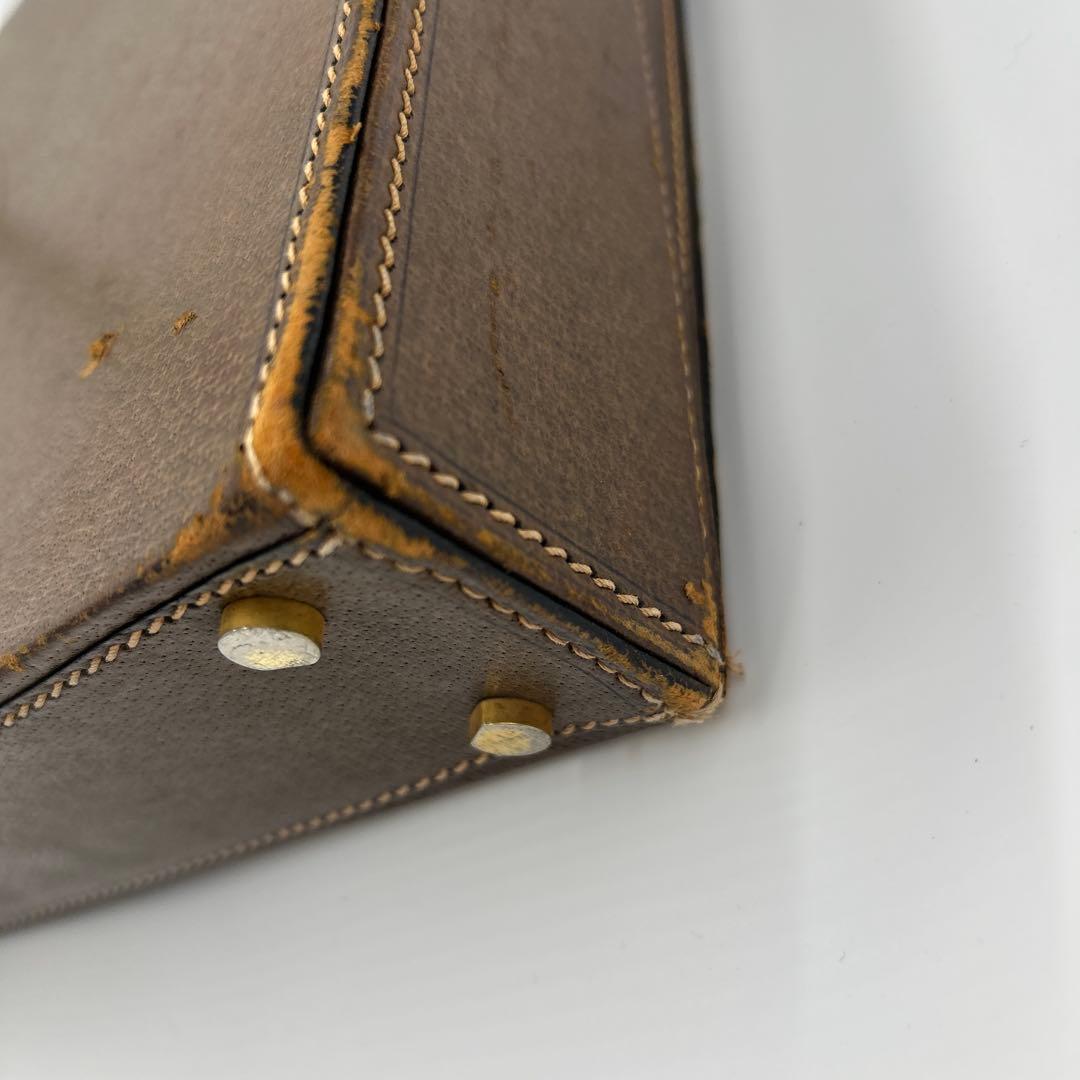 グッチ　レザー アタッシュケース オールドグッチ　ビジネスバッグ　ヴィンテージ