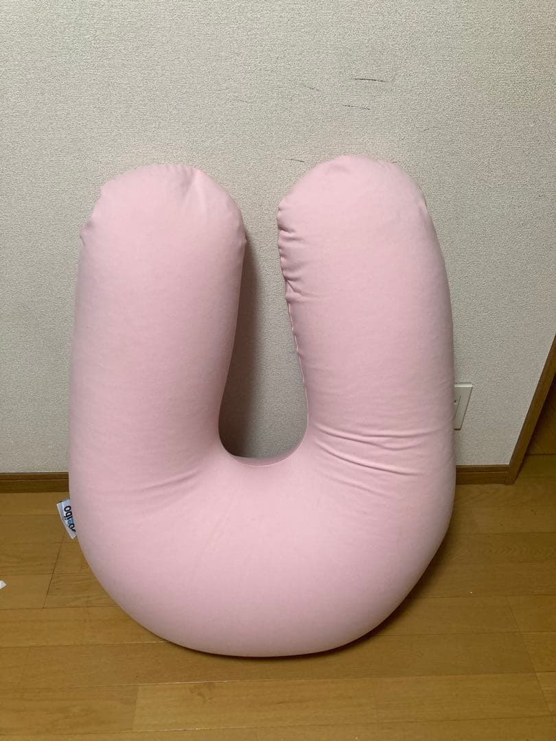 Yogibo U字型クッション ピンク