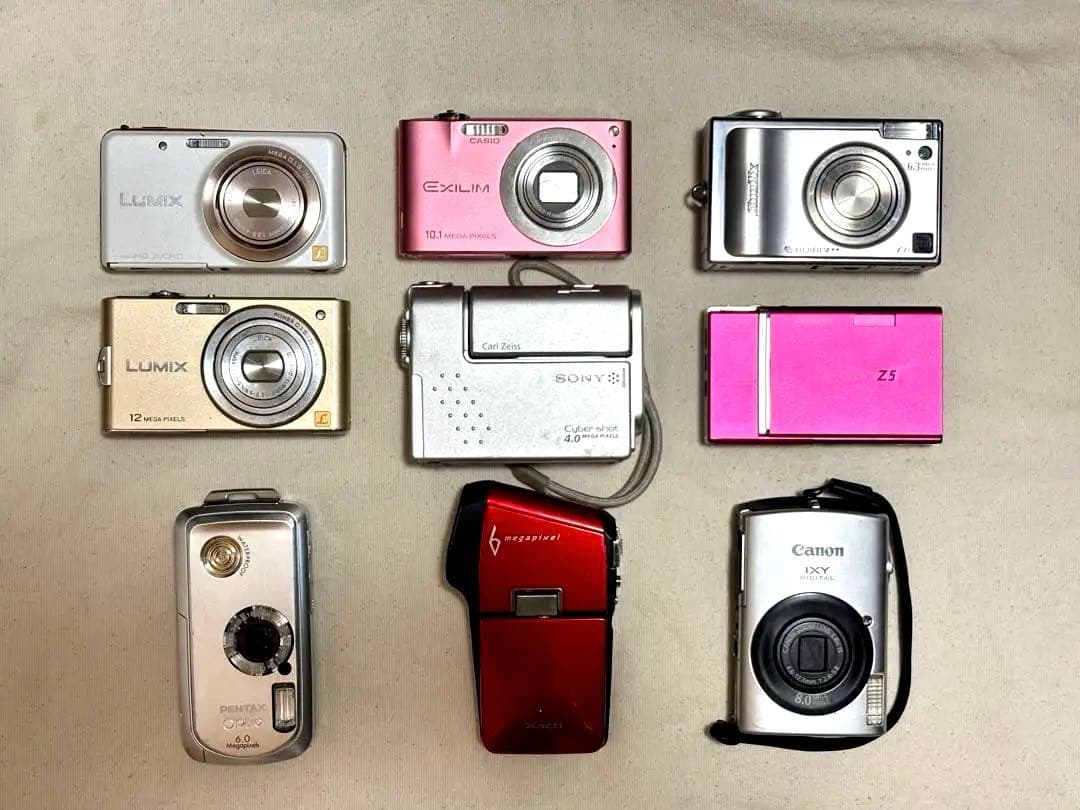 【ジャンク】コンパクトデジタルカメラセット
