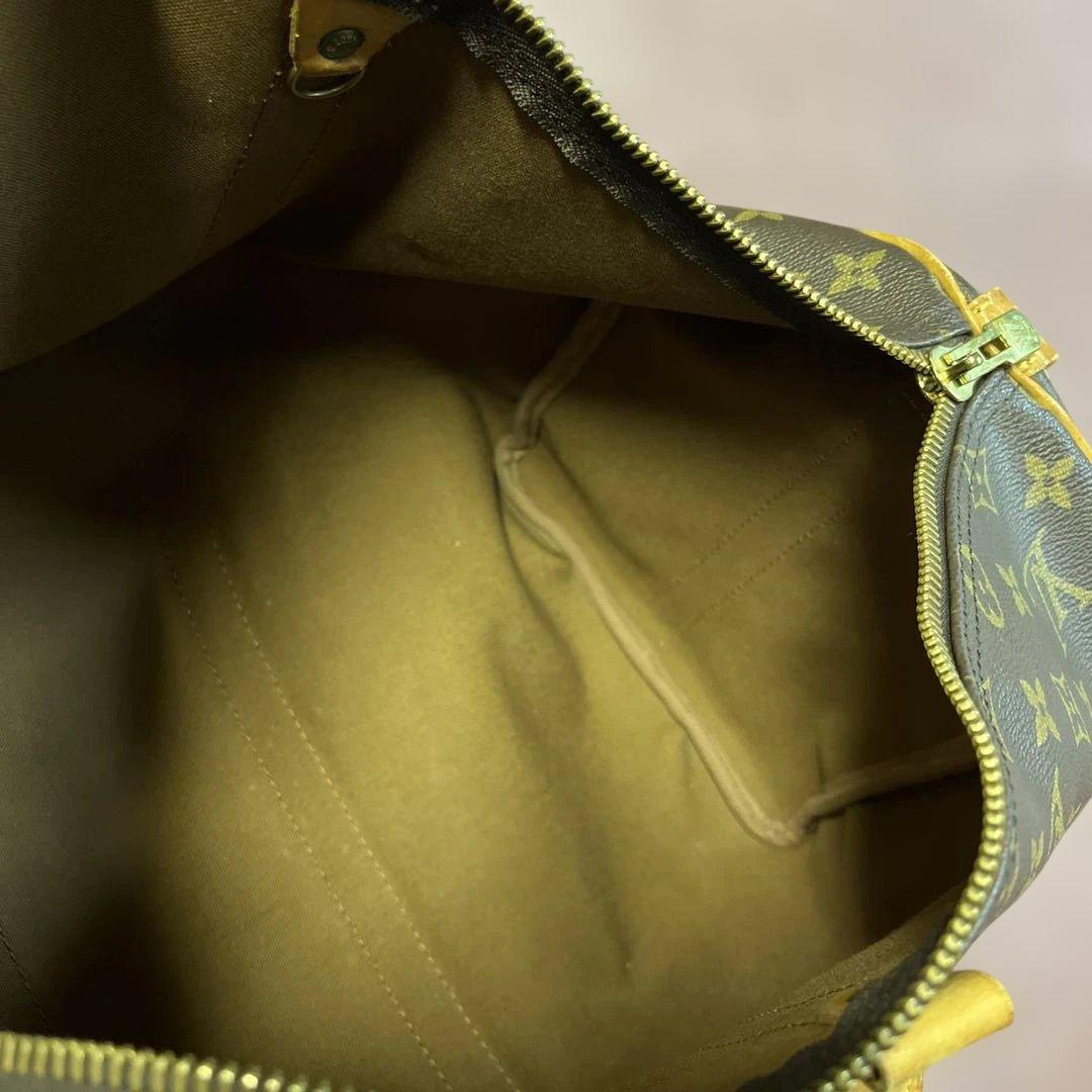 Louis Vuitton ボストンバッグ ダークブラウン/イエロー