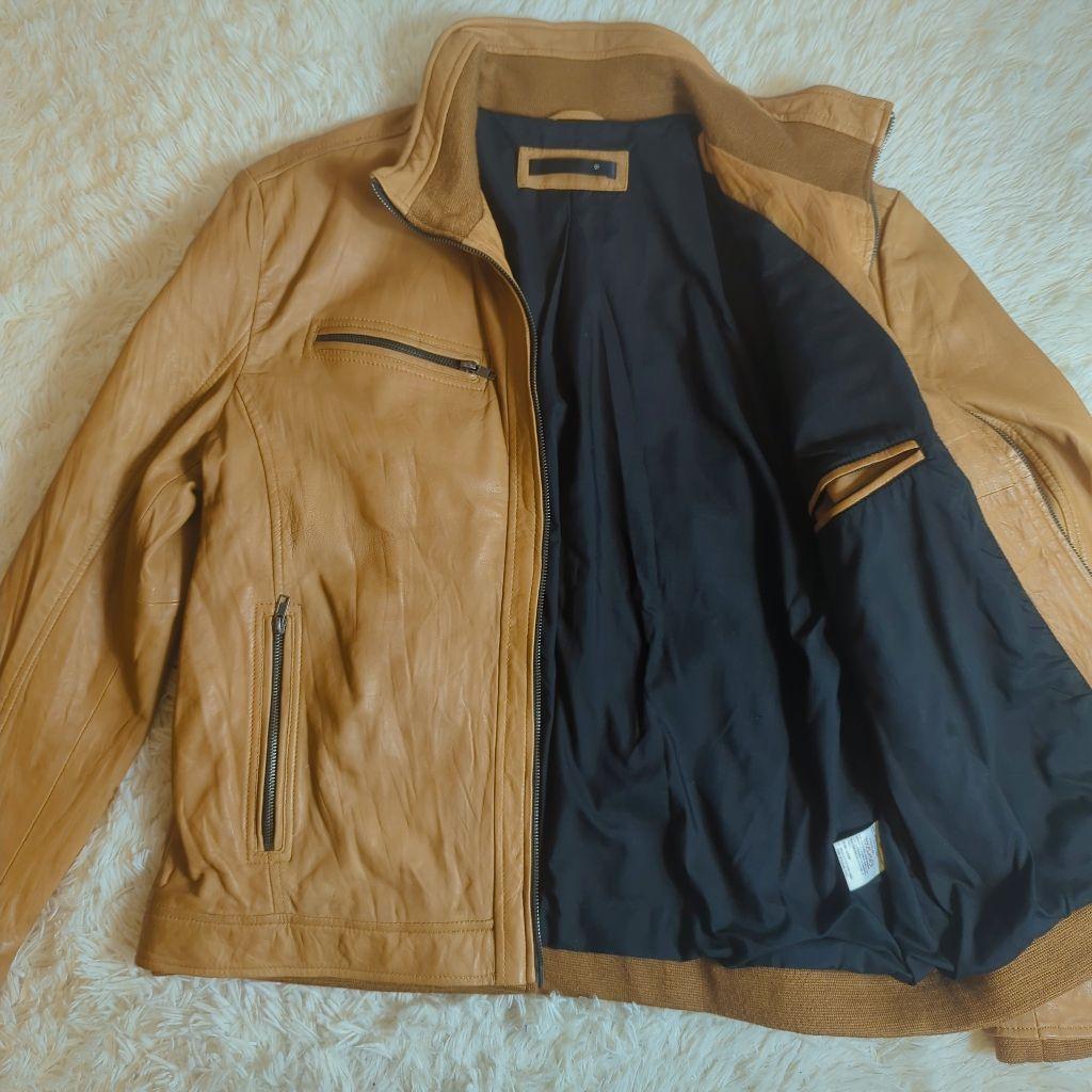 【レアサイズ】リューグーレザーズ 本革 ライダース レザージャケットキャメル