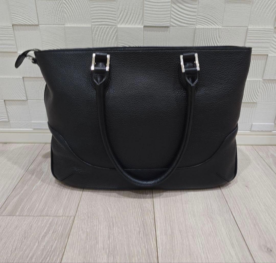 【美品】PELLE MORBIDA_シュリンクレザートートバッグ