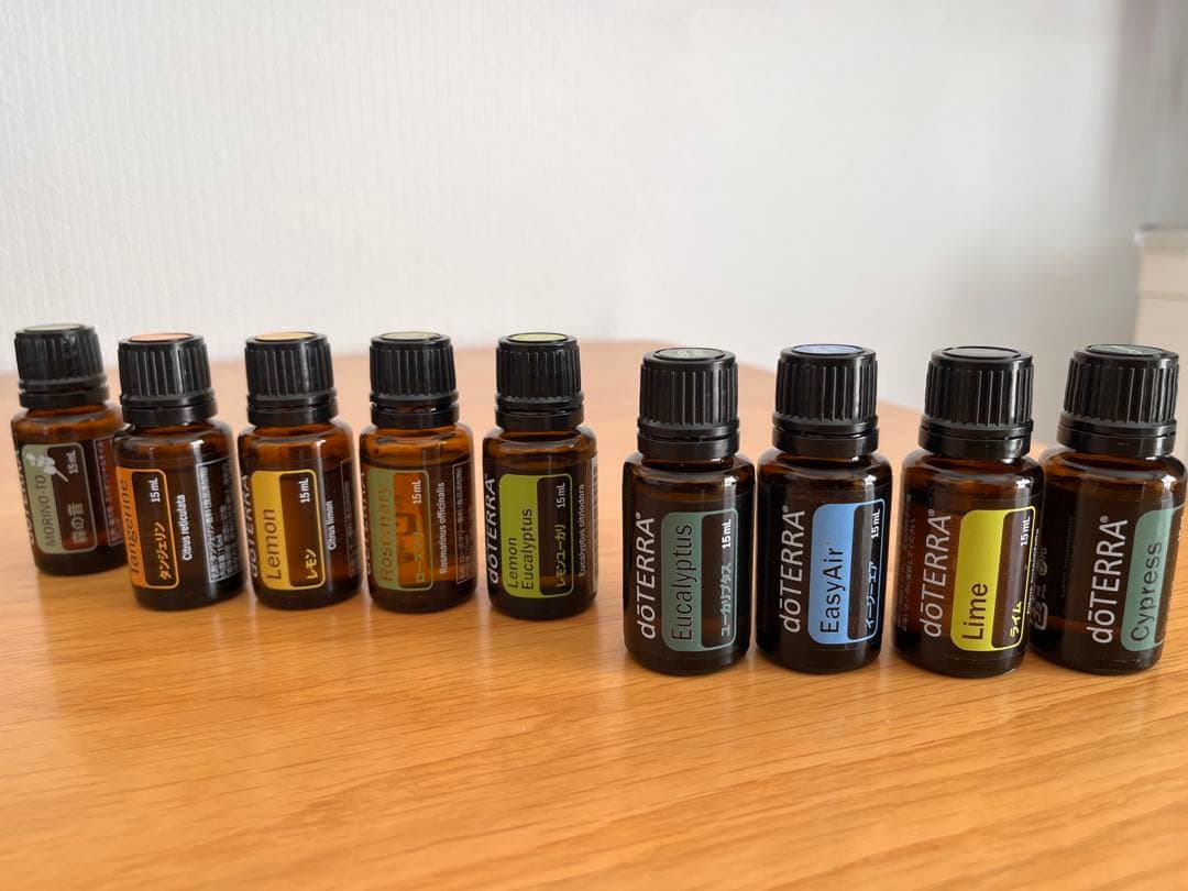 【未開封あり/呼吸深まるセット】doTERRA アロマ 15ml 9本+森の音