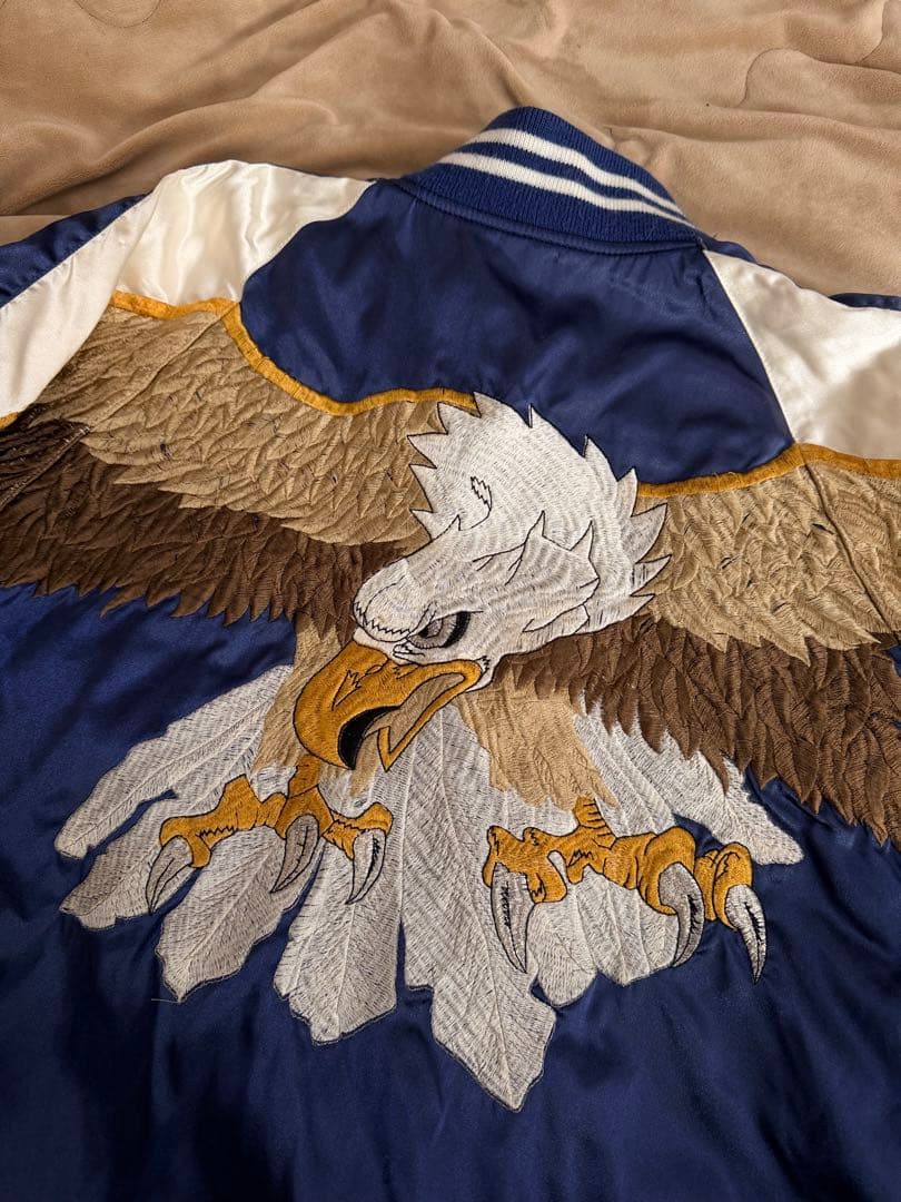 日本製 Hoshihime 大鷲 ワシ 日本限定スカジャン vintageサテン