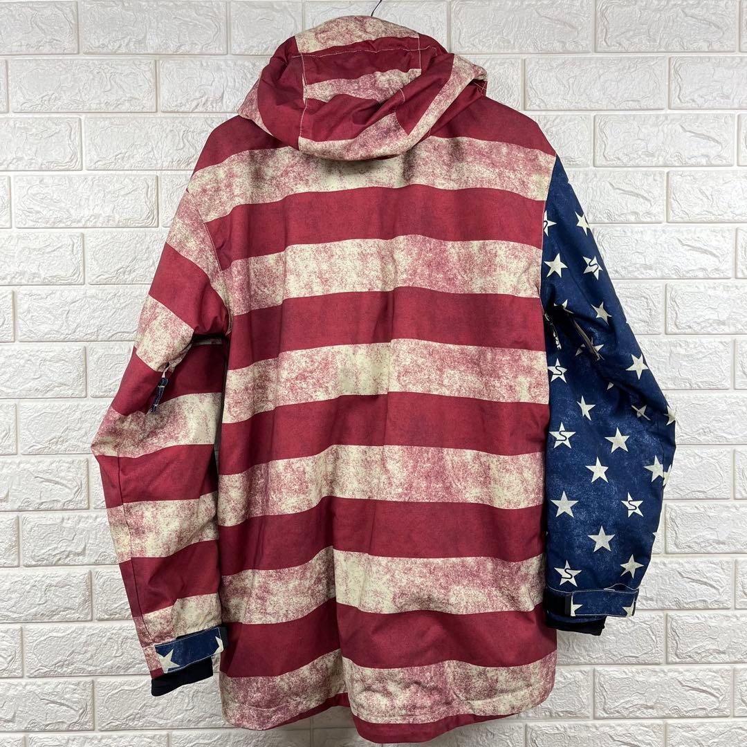美品　SESSIONS セッションズ　星条旗柄　ボードウェア　S burton
