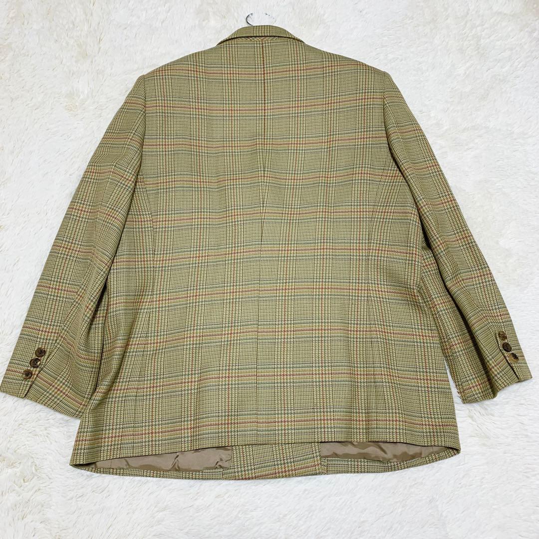 【特大3L！】バーバリー　パンツスーツ　セットアップ　ダブルブレスト