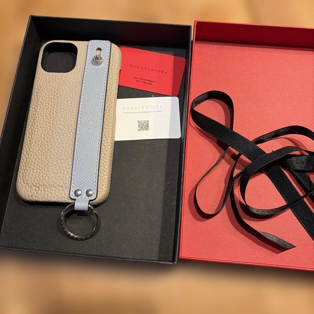 BONAVENTURA ボナベンチュラレザーケースiPhone 14ハンドル付