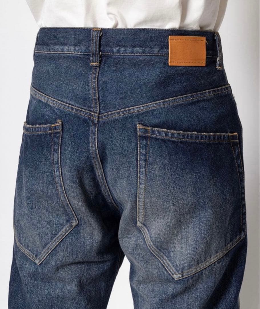 パンツ KHOKI 3D cutting denim pants size 1