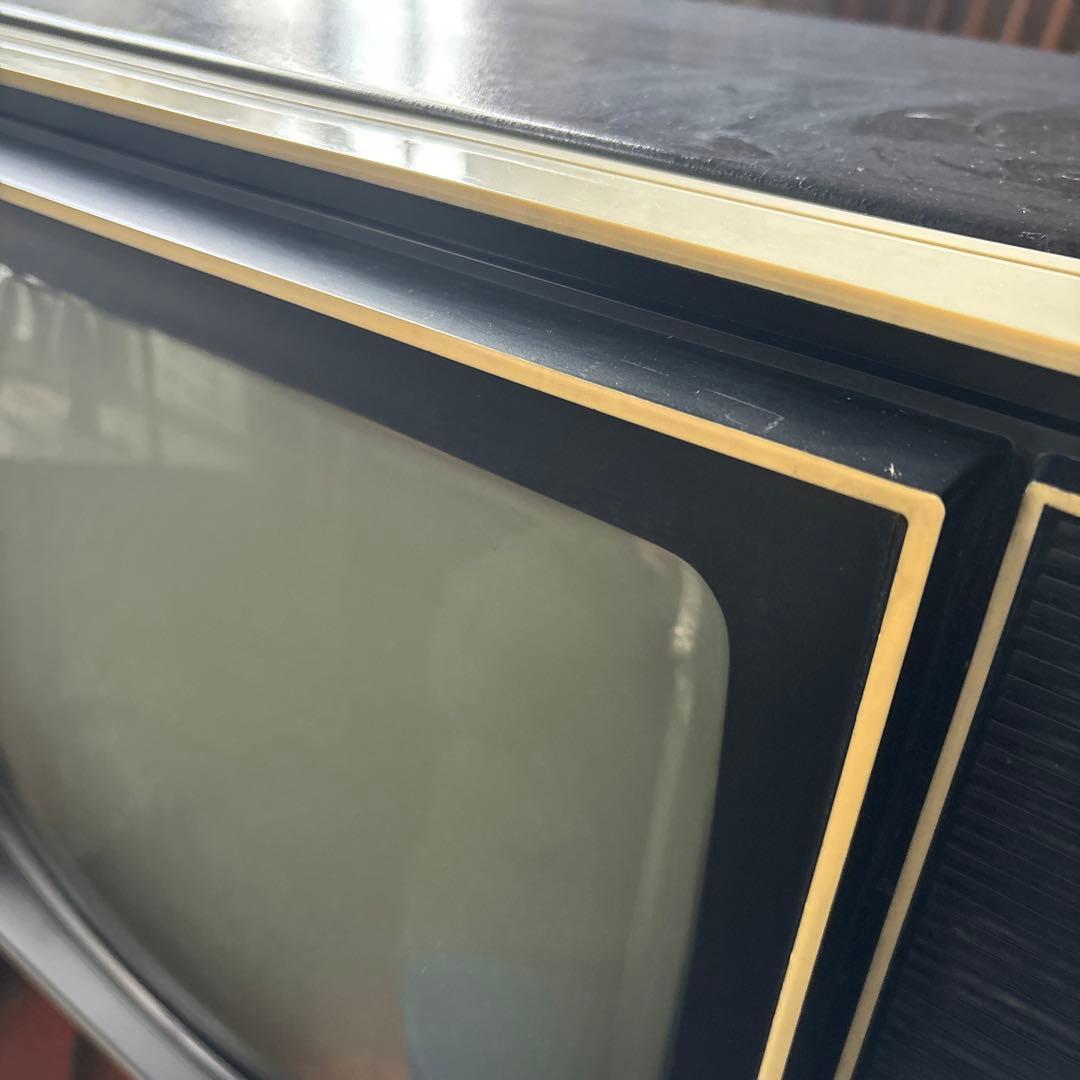 NEC 昭和レトロ　ブラウン管テレビ　脚付　足付き