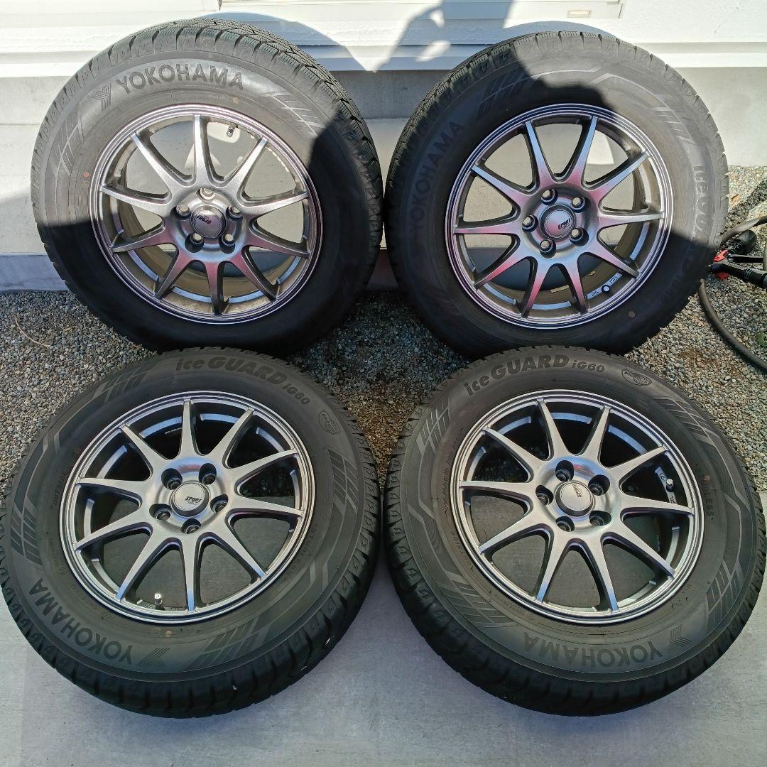 50プリウス スタッドレスタイヤ ホイールセット ice GUARD バリ溝
