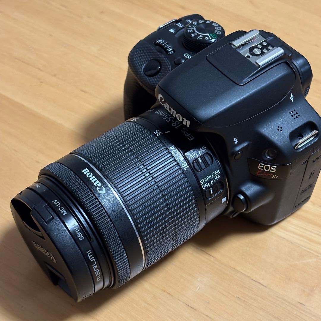 Canon EOS Kiss X7 標準・望遠レンズ、カメラバッグセット