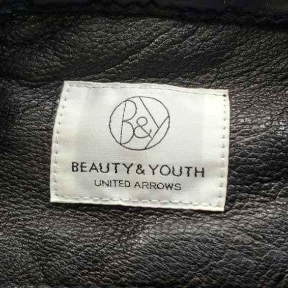 ユナイテッドアローズ やぎ革 ゴート レザージャケット 裏地キルティング　M