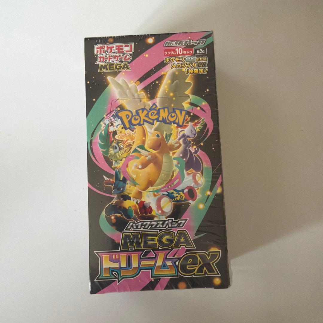 【新品未開封】ポケモンカードゲーム MEGAドリームex 1BOX シュリンク付