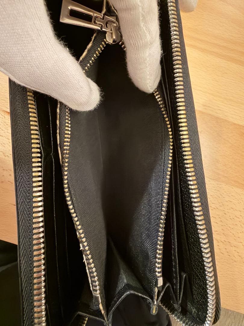 三京商会 ヘンローン ナイルクロコダイルxパイソン 長財布 一枚革